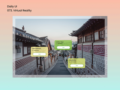 [Daily UI] 073. Virtual Reality 073 appdesign dailyui design modern simple ui uiux virtualreality
