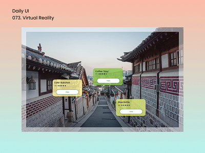 [Daily UI] 073. Virtual Reality