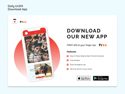 [Daily UI] 074. Download App