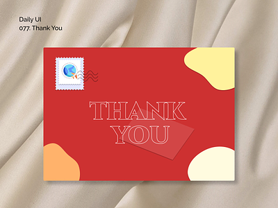 [Daily UI] 077. Thank you