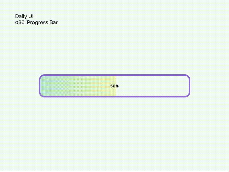 Daily UI .086. Progress Bar 086 appdesign dailyui design gradient modern motiondesign progressbar simple ui uiux