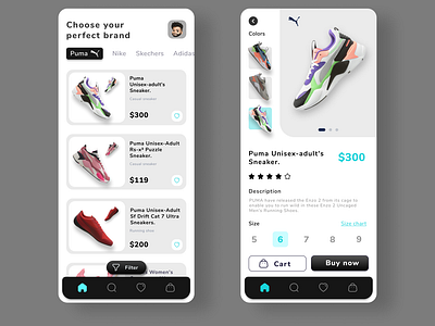 Shoe shopping App