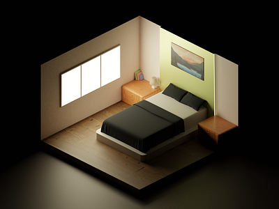 Blender room 3d 3ddesign 3drooms blender blender3d blenderrooms