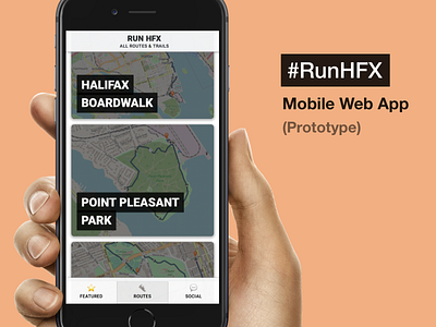 #RunHFX - Mobile Web App (Prototype) app app design fitness ios iphone mobile mobile product running web app design web design