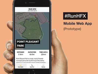 #RunHFX - Mobile Web App (Prototype) app fitness ios iphone mobile mobile product prototype web app web design