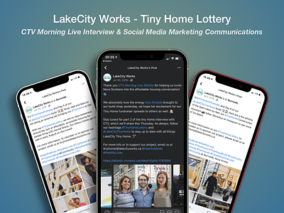 LakeCity Works — Tiny Home Lottery (Communications)
