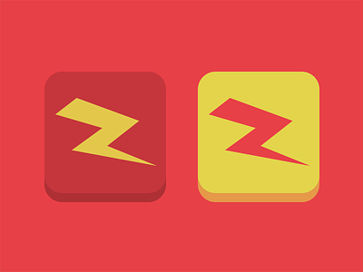 Zinc flat icon energy flat hyperactive icon lightning zinc