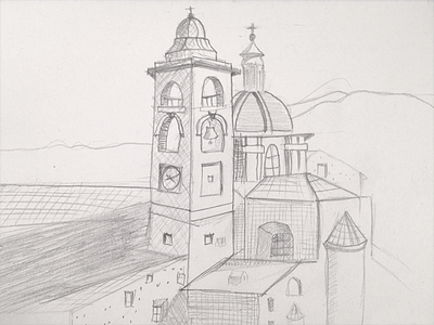 Sketch of Urbino - WIP