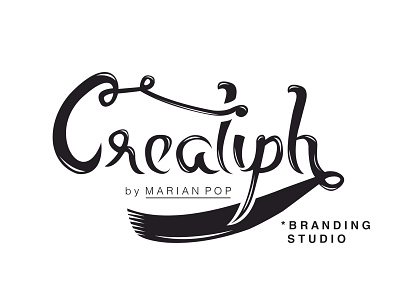 Creatiph / hand made logo by Marian Pop on Dribbble