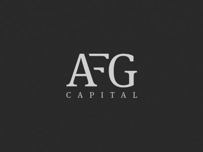 AFG Capital afg capital corporate design financial initials investment logo