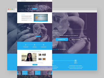 Website Design - Homepage gui design interface design landing page ui user interface ux web web design website design