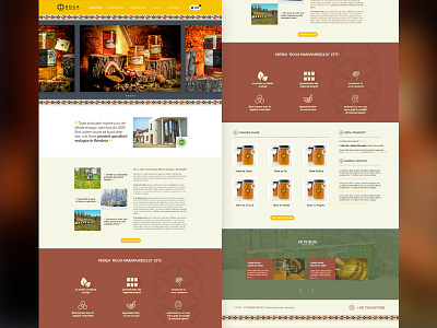 Roua Maramuresului / Revisions bee dew hive honey interface maramures roua ui web web design website designe