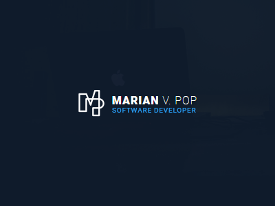 mvpop.co.uk - logo / personal branding coder developer freelancer logo personal branding