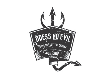 Dress NO Evil clothing devil devil tail evil fork retro vintage