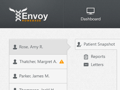 Envoy Web App - Dashboard WIP dashboard envoy health pharmacy ui user interface web webdesign website