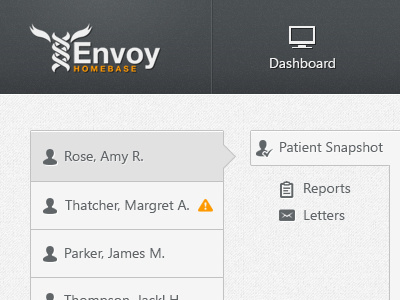 Envoy Web App - Dashboard WIP