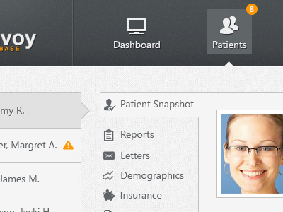 Envoy Web App - Dashboard #1 dashboard envoy health pharmacy ui user interface web webdesign website