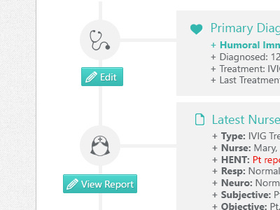 Envoy Web App - Timeline dashboard envoy health pharmacy ui user interface web webdesign website