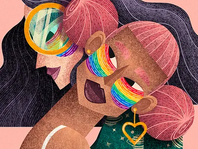 PRIDE 2019 // art behance characterdesign creative design designer digital digitalart drawing dribbble gay graphicdesign illustration illustrations illustrator lesbian lgbtq photoshop pride queer