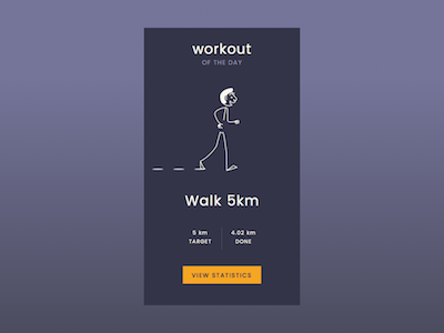 062 Workout Of The Day 062 dailyui workout of the day