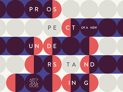 Prospect Of A New Beginning artybollocks graphic design typography