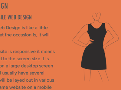 Little Black Dress little black dress responsive web design