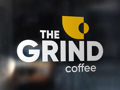 The Grind coffee coffee shop logo thirtylogos