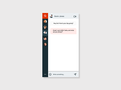 Daily UI #13 - Direct Messaging