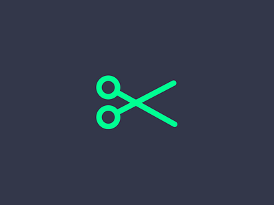 Minimal Scissors illustration minimal scissors