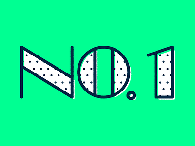 No. 1 illustration numbers type
