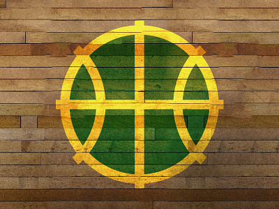 Basketball season has arrived. basketball icon logo wood