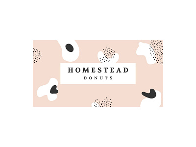 Homestead Donuts - V11 branding donuts homestead logo pastel pattern