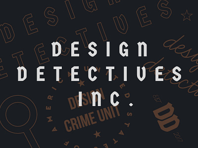Design Detectives Inc. brand branding design detective inc lockup logo search type typography
