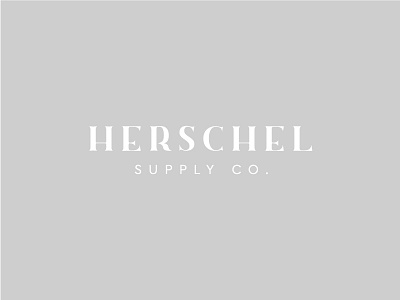 Herschel - Logo Exploration backpack bags branding co herschel logo rebrand supply type typography
