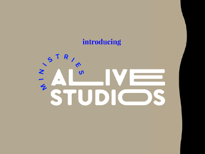 Alive Studios Ministries alive branding identity logo music post social studios