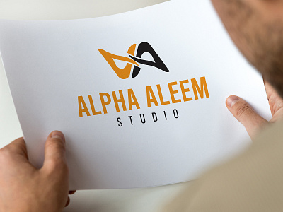 Alpha Aleem Studio a aleem alfa double a lettermark