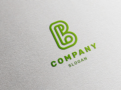 Letter B Logo b big blog branding letter logo p