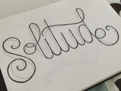 Solitude Hand Drawn