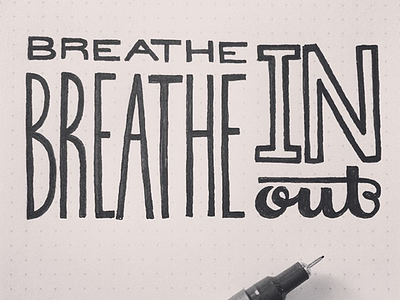 Oxygen hand lettering lettering sans serif script type typography