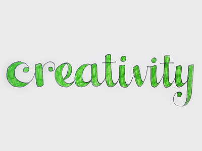 Creativity doodle hand lettering lettering script sketch