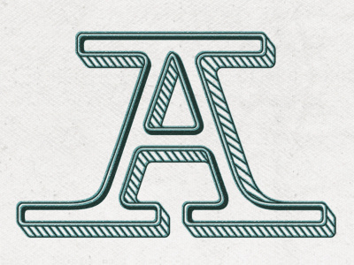 Slab Serif A hand letterin slab serif typography