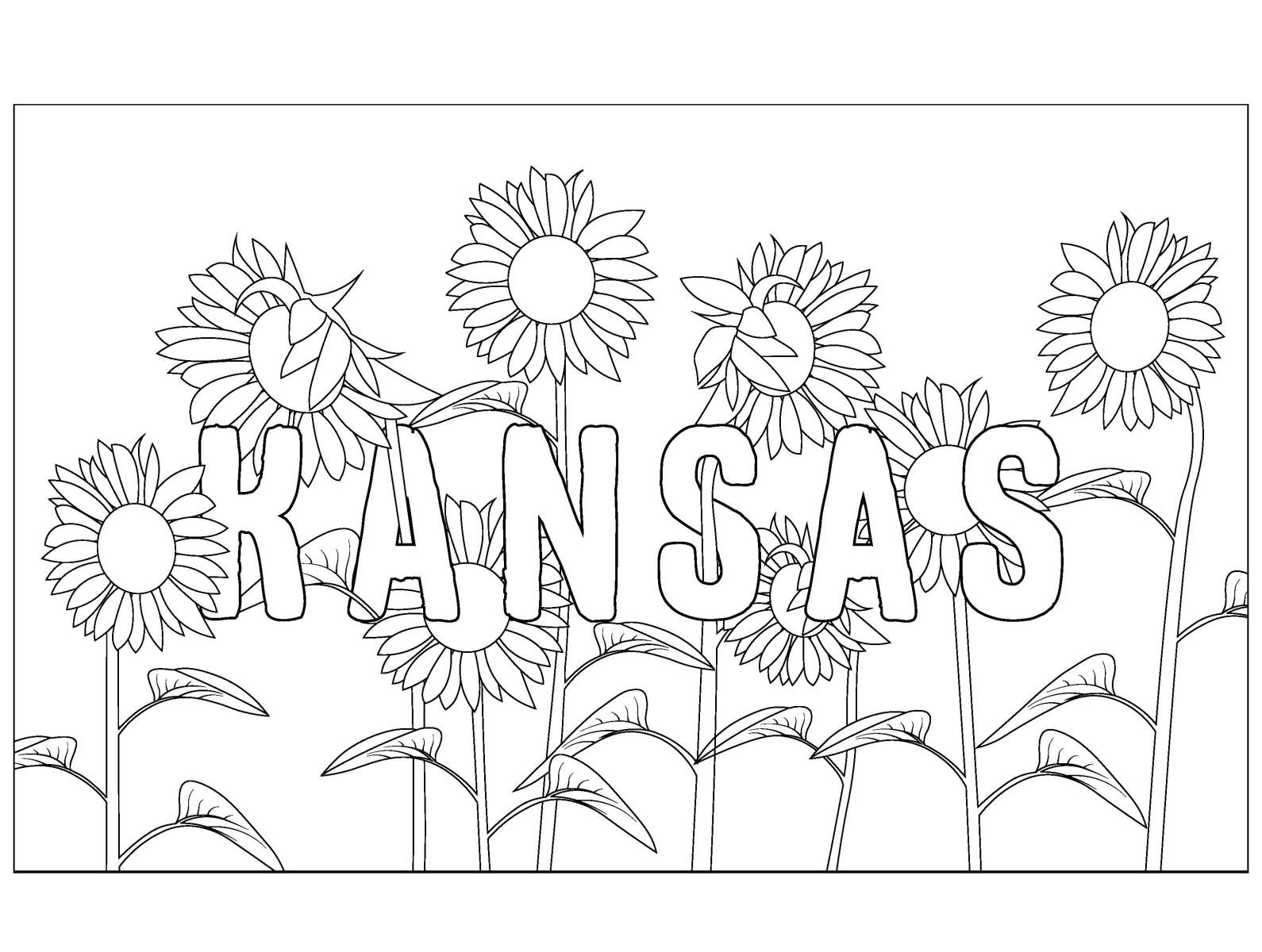 Kansas Coloring Sheet By Meghan Kinsherf On Dribbble   Ad07e361500959136333c52176015d64 