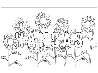 Kansas Coloring Sheet