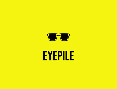 EYEPILE app branding design eyecare eyes glasses graphic design health illustration logo shop typography ui vector visuals