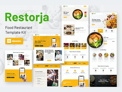 Restorja - Restaurant Landing Page