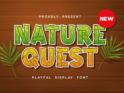 Nature Quest Playful Font