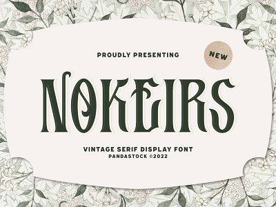 Nokeirs Modern Vintage Font antique beautiful branding classic decorative elegant font font style heritage logo old old english ornament retro trendy type typeface typography victorian vintage