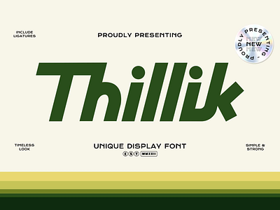 Thillik Modern Business Fonts