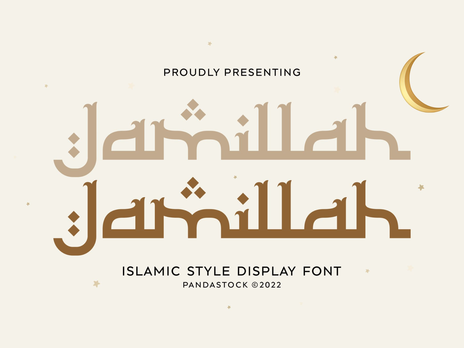 Jamillah Arabic Typeface by Imoodev on Dribbble