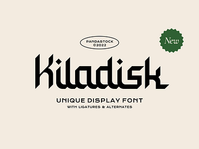 Kiladisk Display Typeface